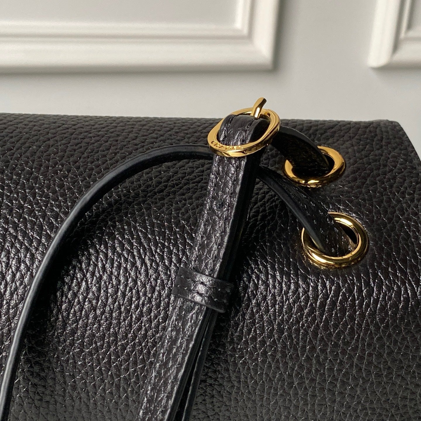 CHANEL 26S CC LOGO SHOULDER BAG 32 IN BLACK GRAINED CALFSKIN