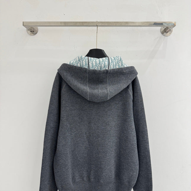 DIOR 26S REVERSIBLE ZIP-UP HOODIE 887