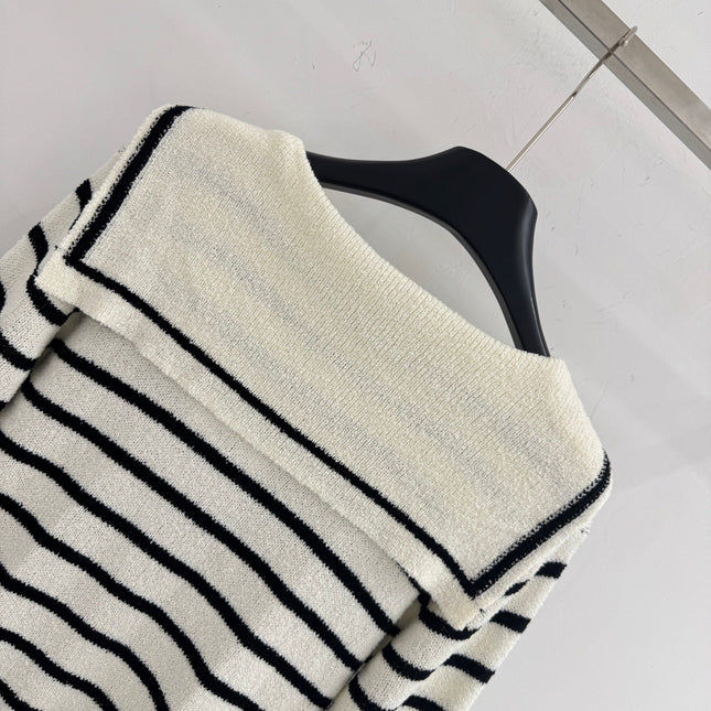 DIOR 25S SAILOR COLLAR CARDIGAN 606