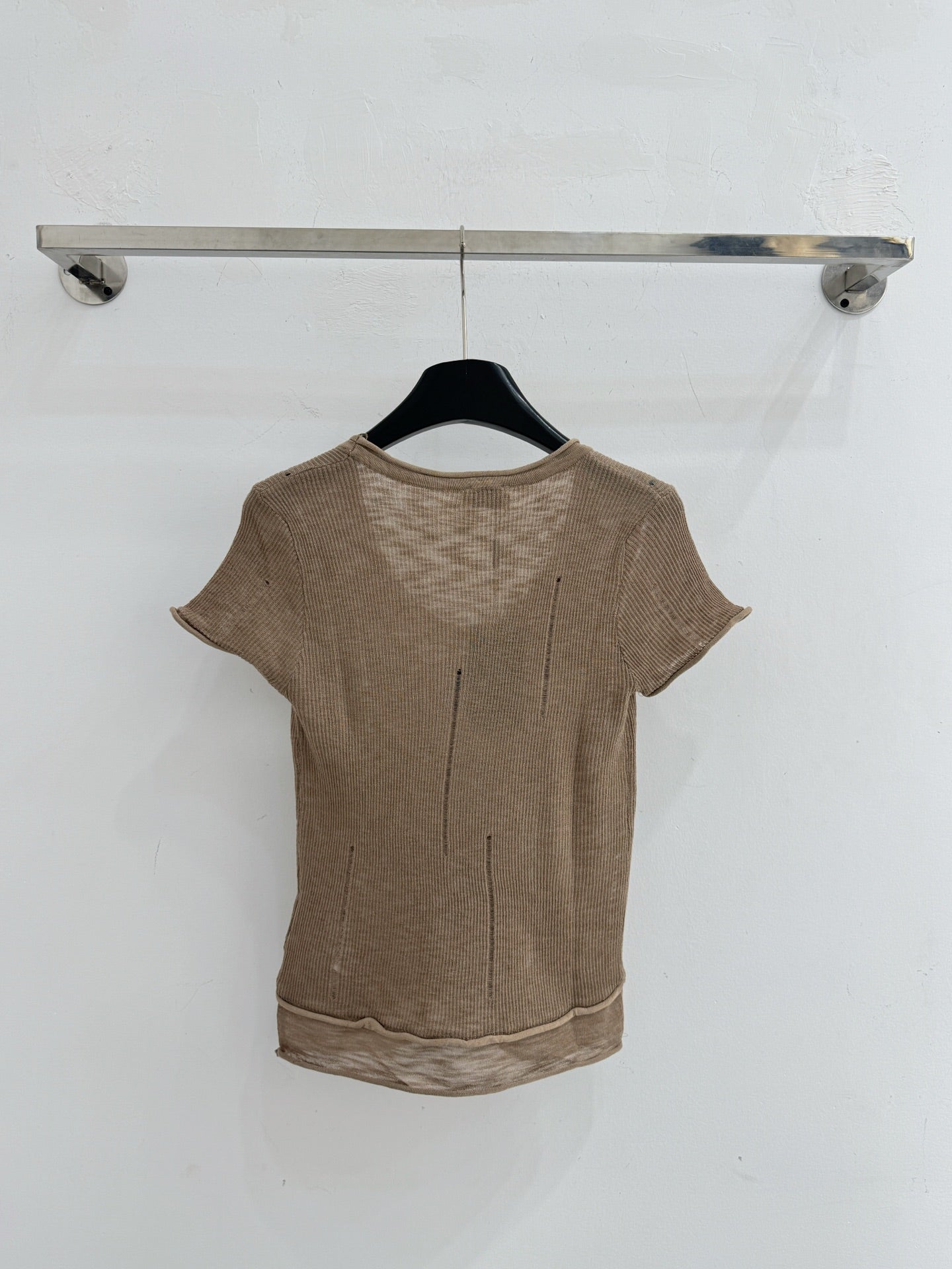 YSL 26S SHORT SLEEVE KNIT T-SHIRT 423