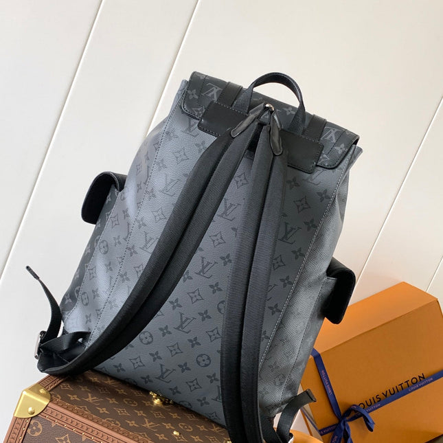 LV BACKPACK 41CM IN BLACK AND GREY MONOGRAM CANVAS 241041