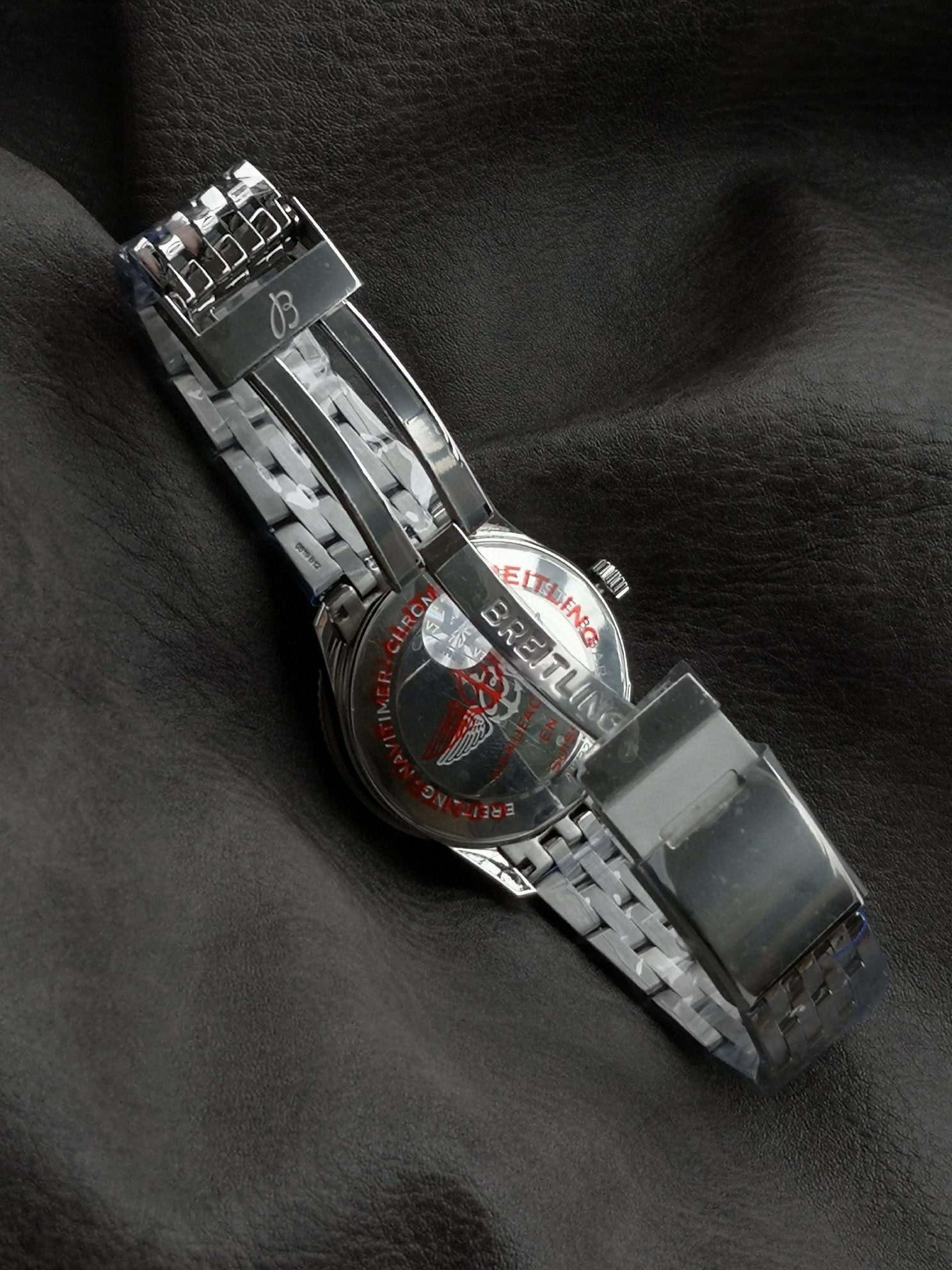 NAVITIMER AUTOMATIC 41 STEEL BEZEL BLACK AND WHITE DIAL