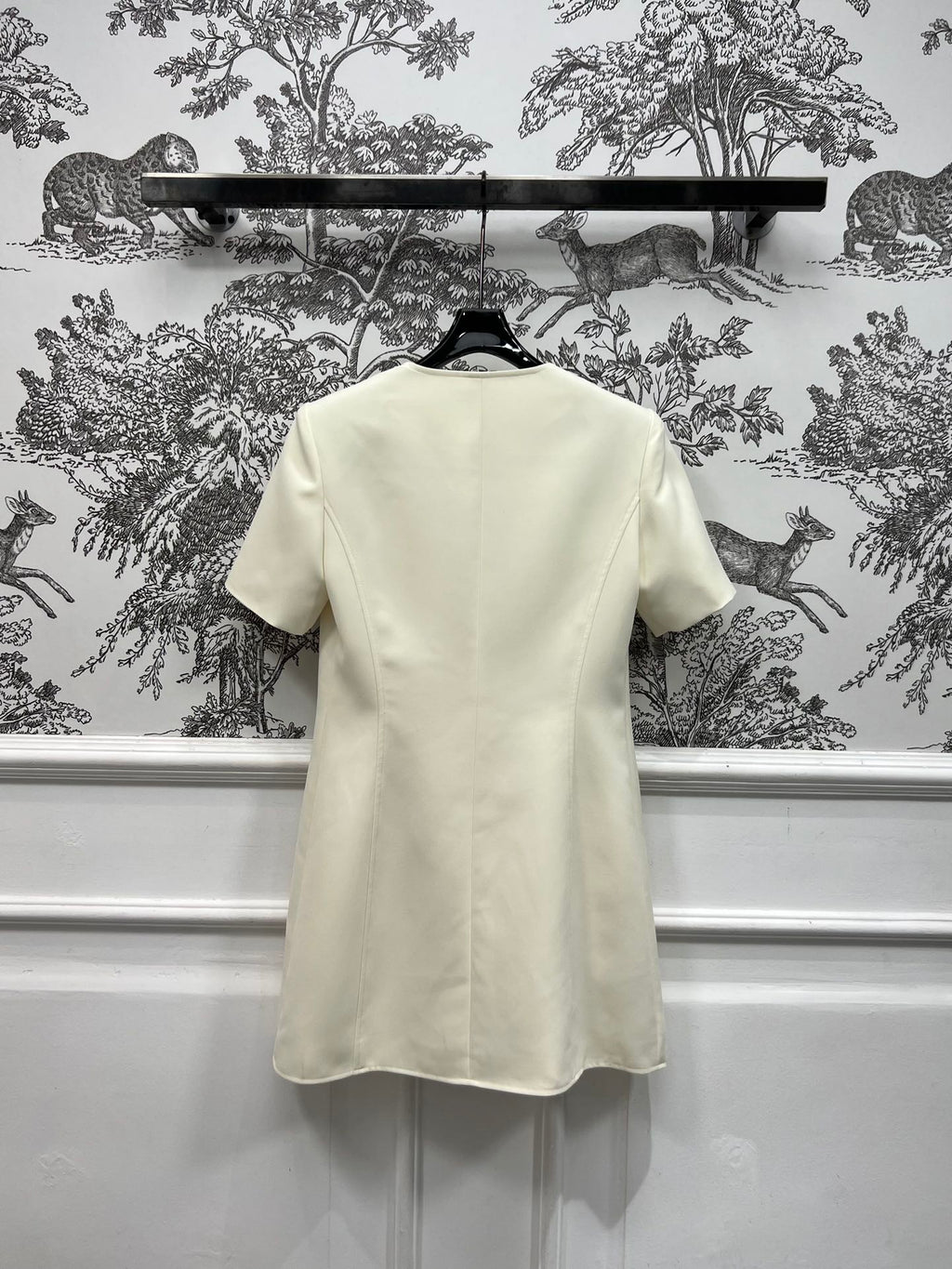 LV 25S ROUND NECK DRESS WITH METAL BUTTONS 262924