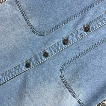 JEAN SKIRT DENIM JACQUARD DUSTY BLUE 266730