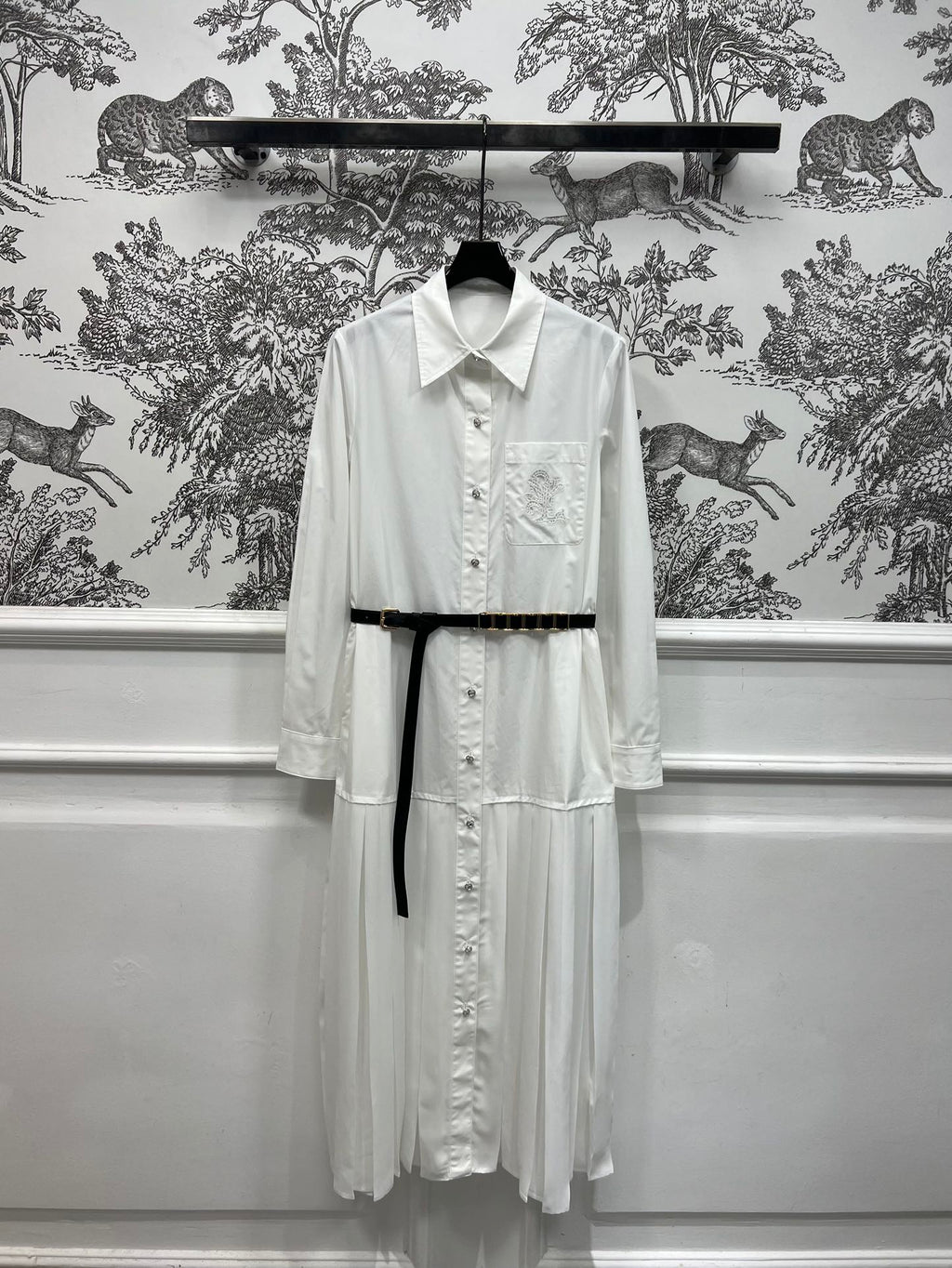 LV PLEATED DRESS 268729