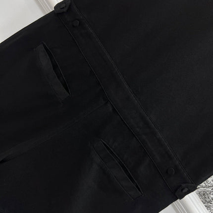 GUCCI SHORT SLEEVE NOTCHED COLLAR ROMPER 268515