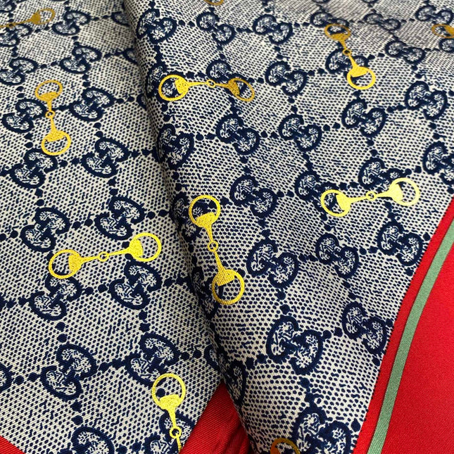GUCCI 25S SCARF 90 IN SILK 718515