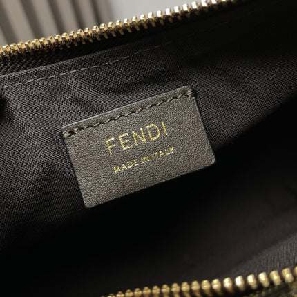 FENDIGRAPHY MEDIUM 29 IN GURKHA JACQUARD FABRIC FF MOTIF GOLD HARDWARE