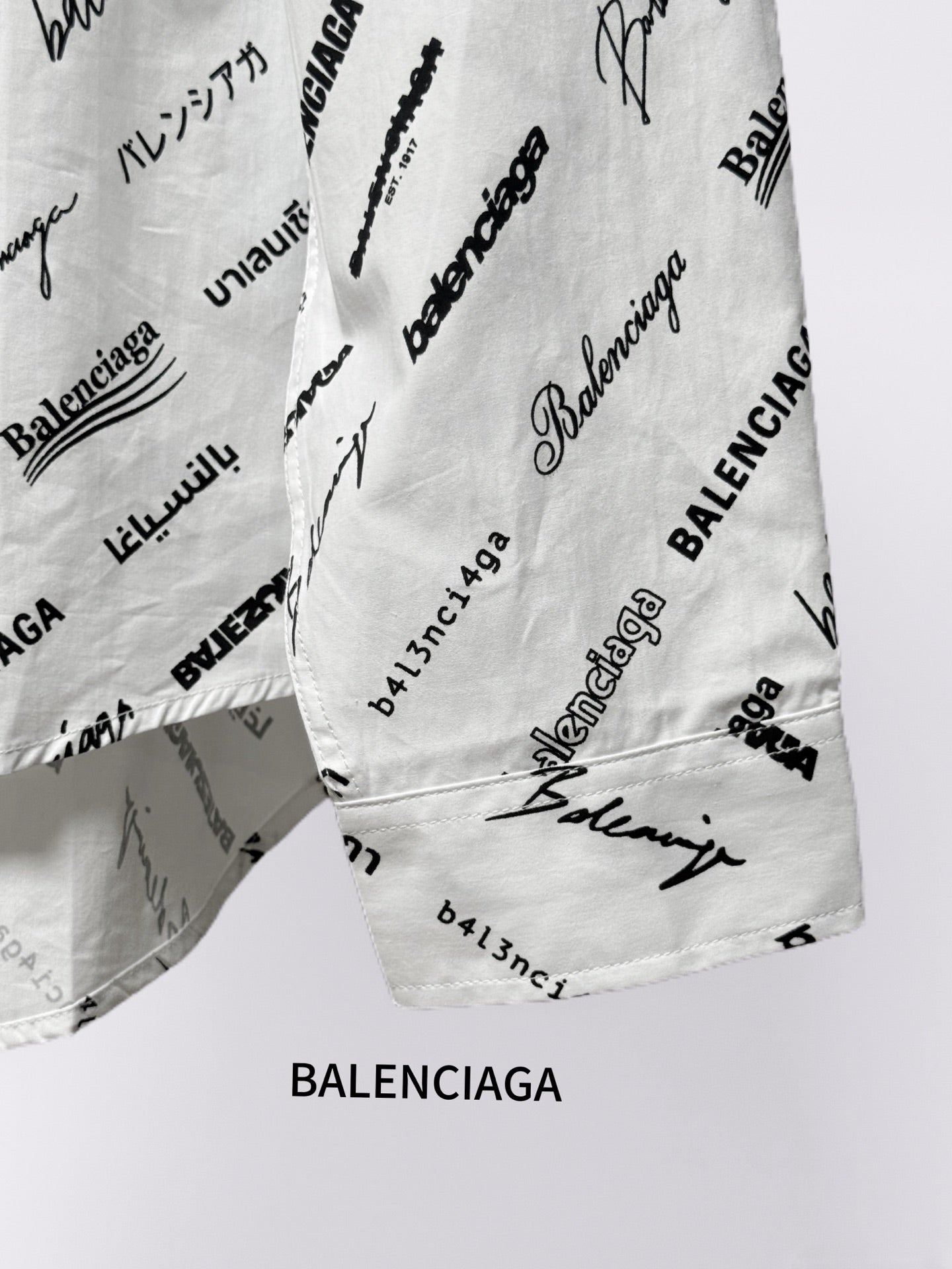 BALENCIAGA 26S LONG SLEEVE SHIRT 123