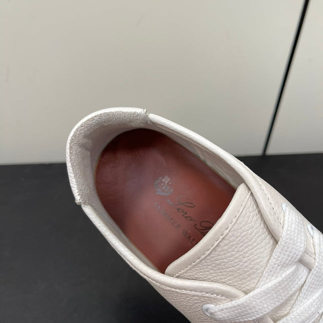 LP CLASSIC BISCUIT SNEAKERS WHITE CALFSKIN