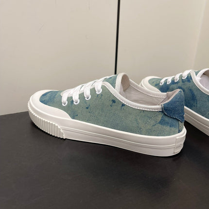 LP CLASSIC BISCUIT SNEAKER SAPPHIRE CALFSKIN