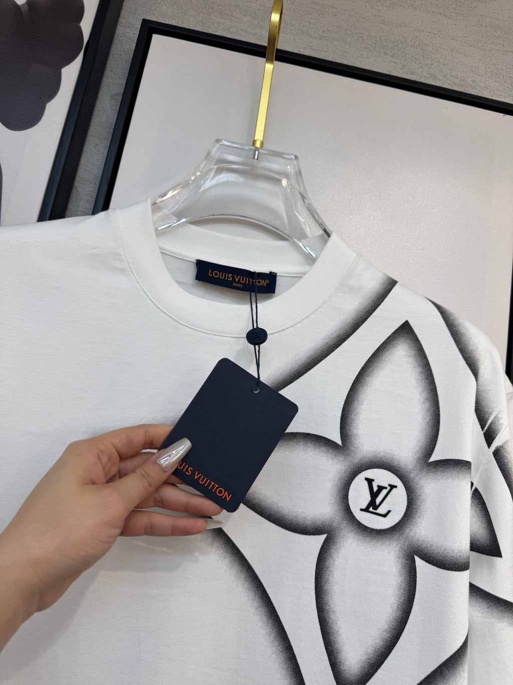 LV WHITE COTTON T-SHIRT 238912