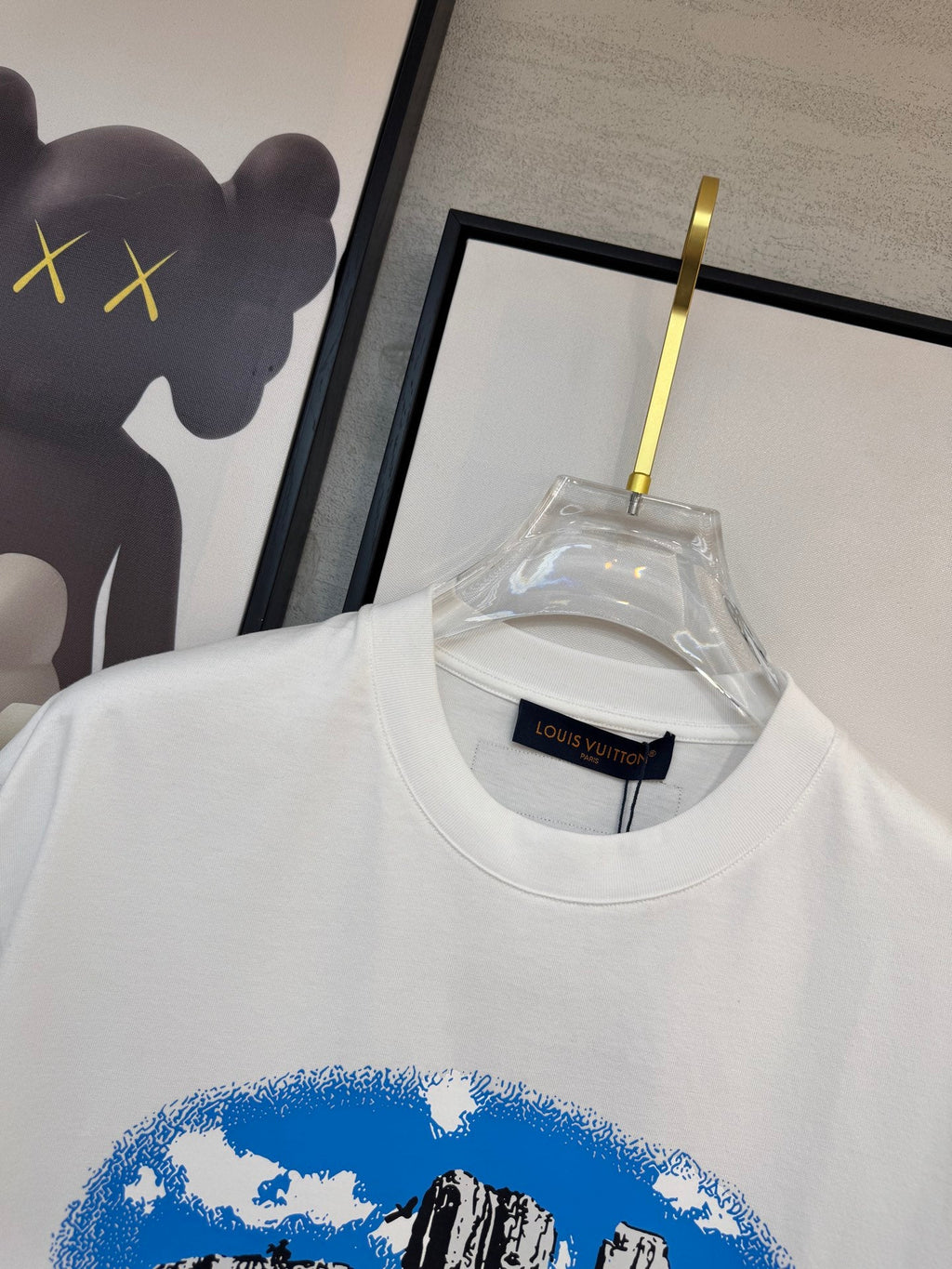LV WHITE COTTON T-SHIRT 238918