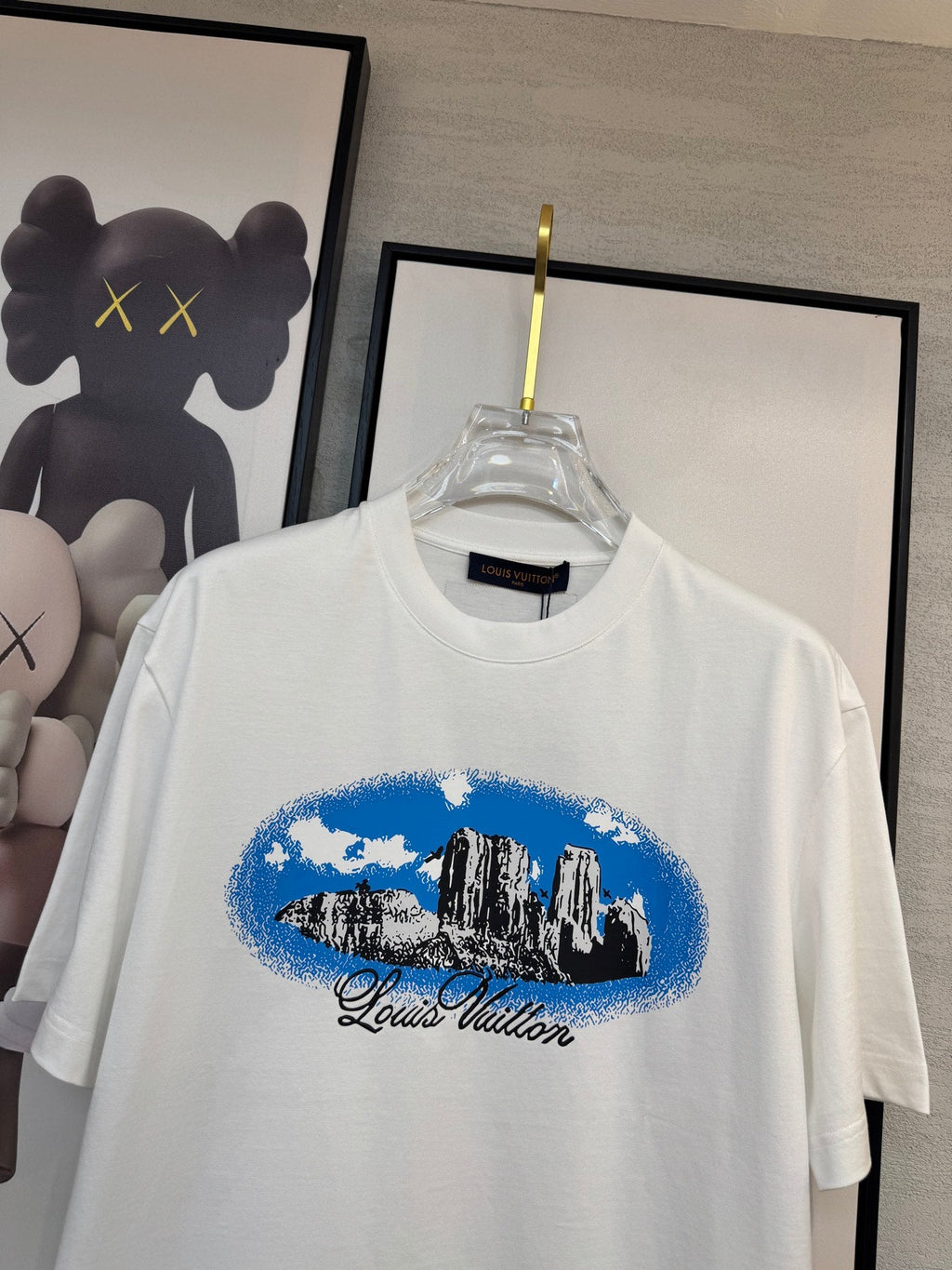LV WHITE COTTON T-SHIRT 238918