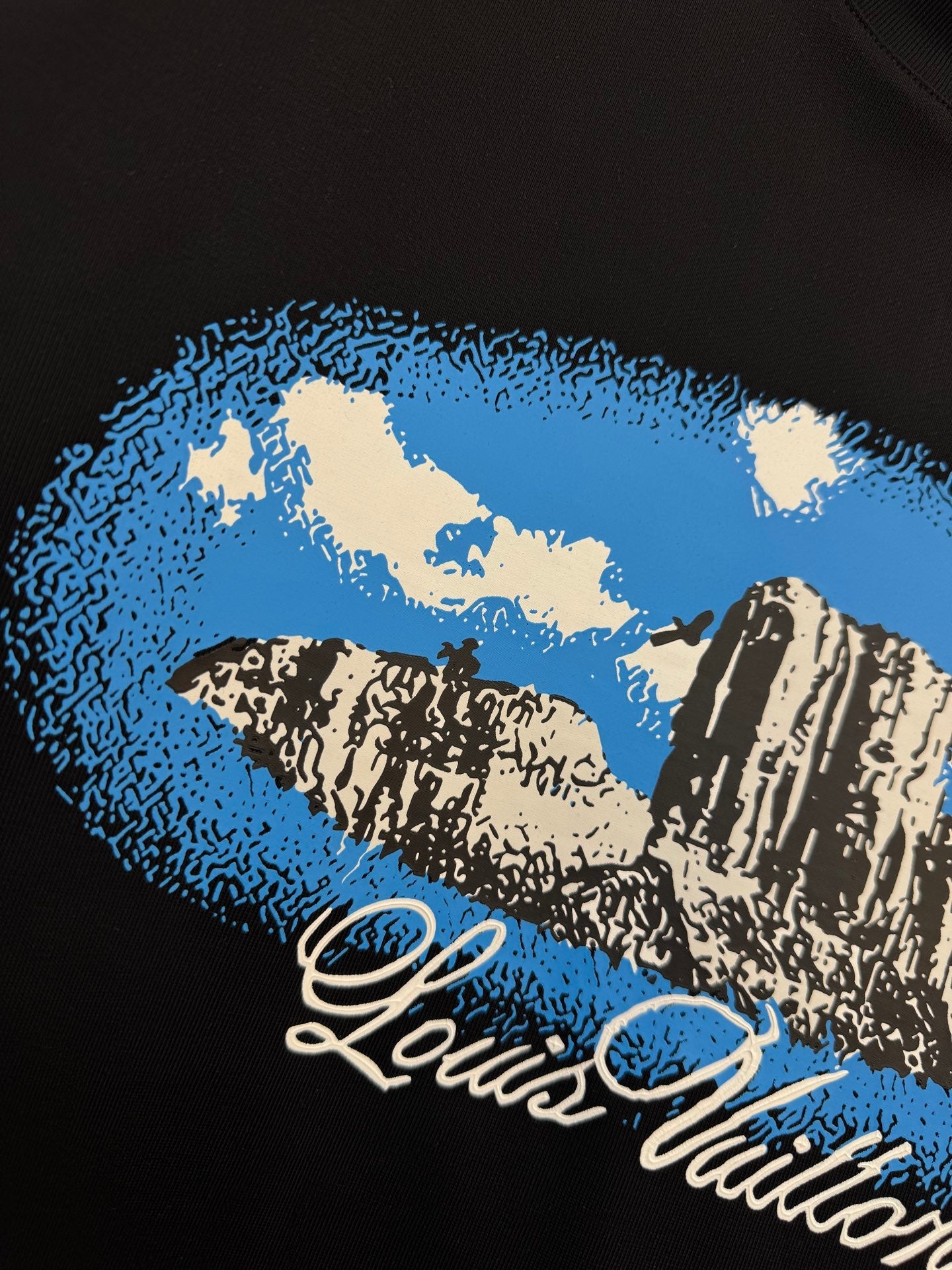 LV BLACK COTTON T-SHIRT 238919