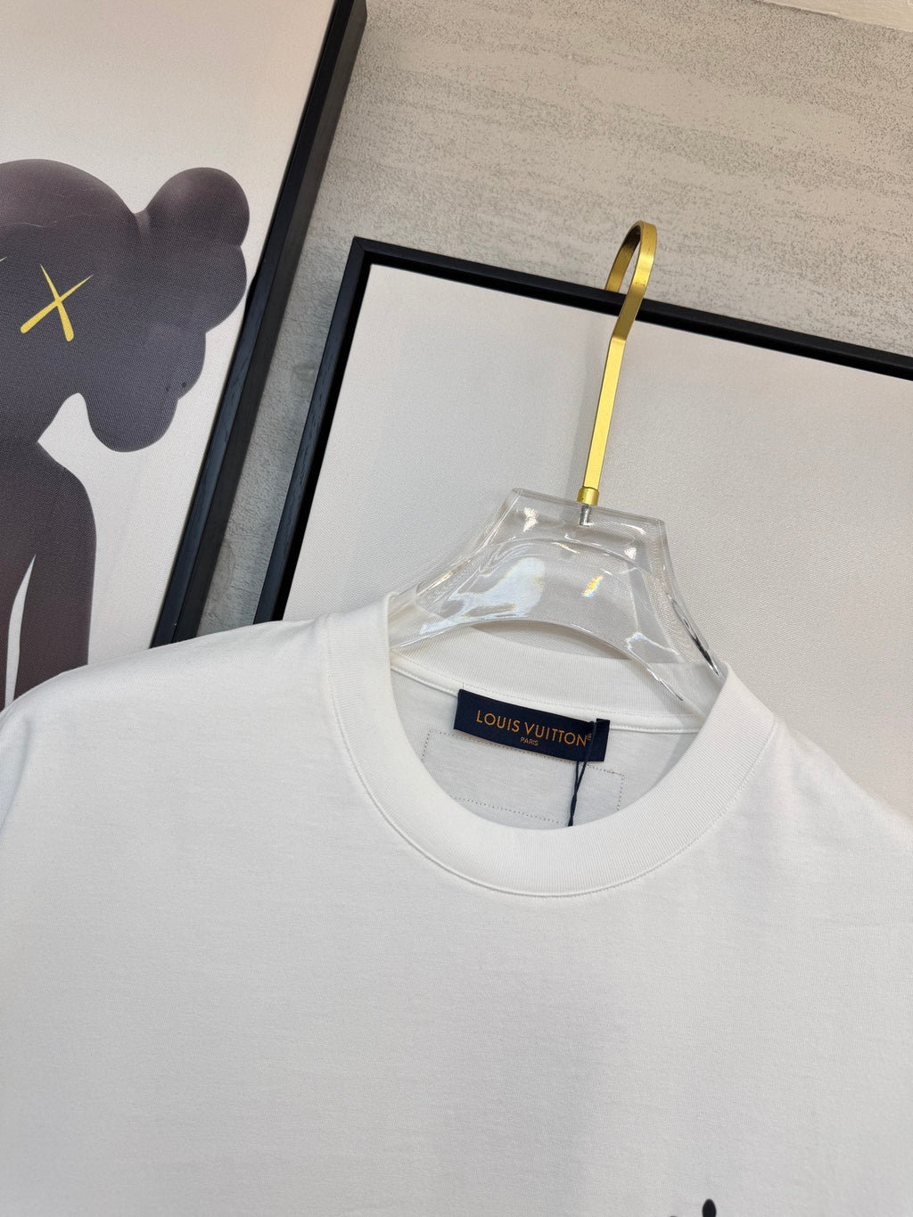 LV T-SHIRT IN WHITE COTTON FABRIC 238920