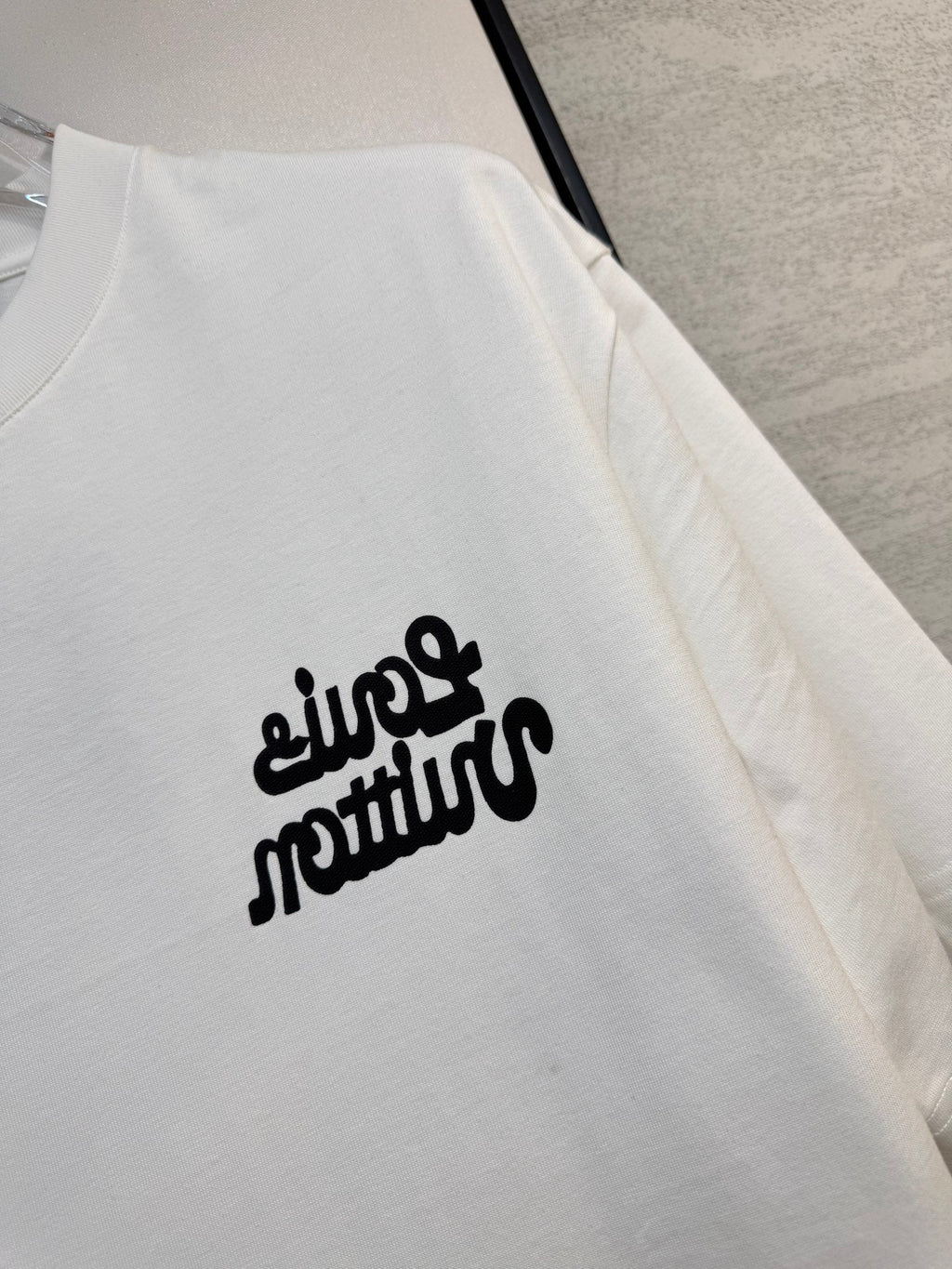 LV T-SHIRT IN WHITE COTTON FABRIC 238920
