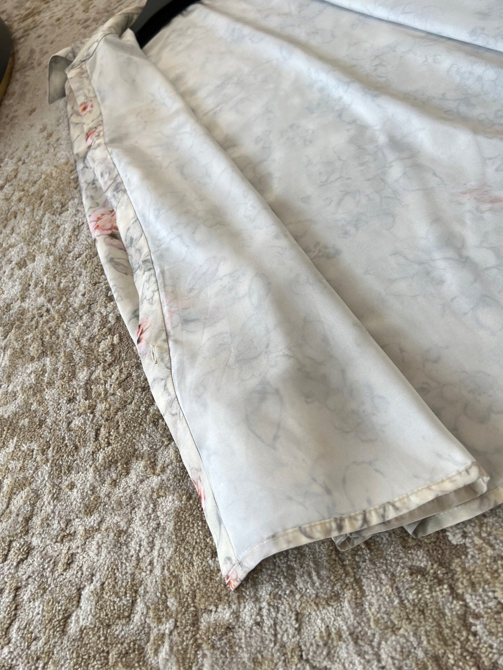 CHANEL LONG-SLEEVE PRINTED SHIRT IN SOFT FABRIC