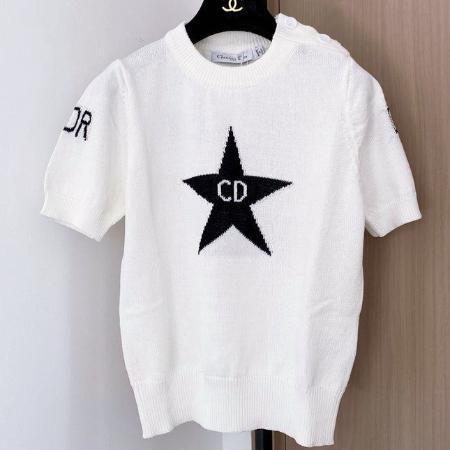 DIOR 26S SHORT SLEEVE KNIT SWEATER 984