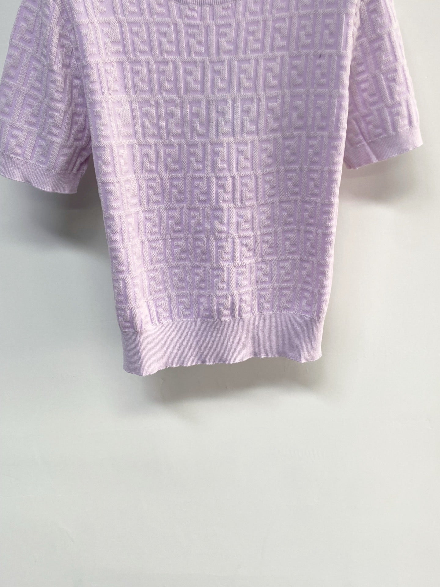 FENDI 26S SHORT SLEEVE KNIT T-SHIRT 217