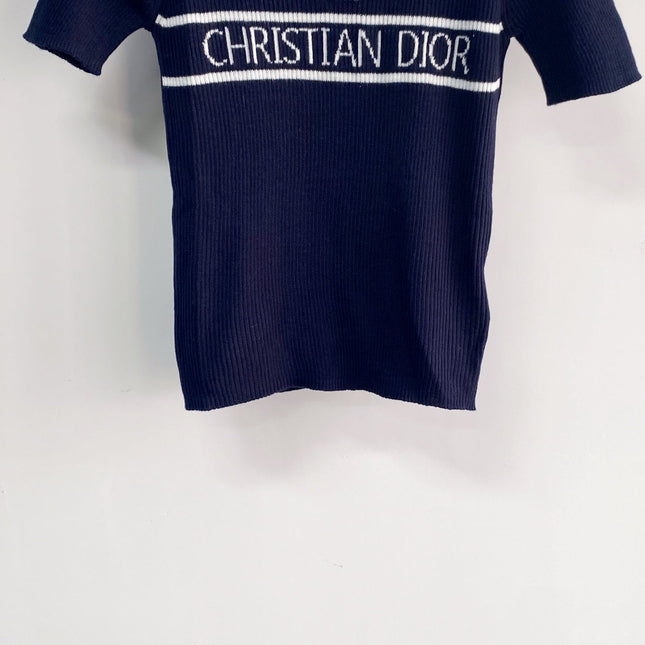 DIOR 26S SHORT-SLEEVE SWEATER 1197