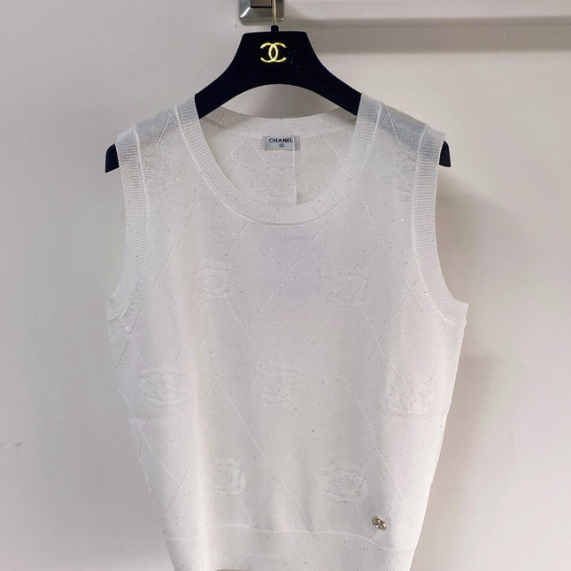CHANEL 26S KNIT TANK TOP STYLE 1093