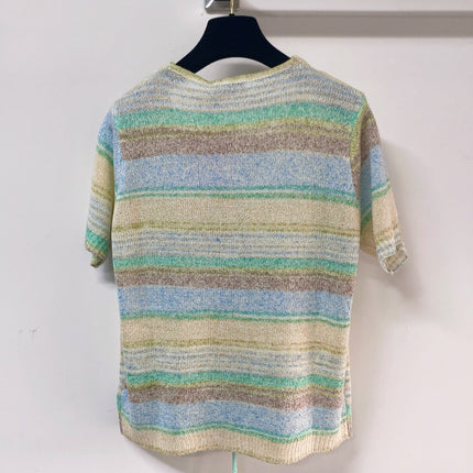 MIUMIU 26S SHORT-SLEEVED SWEATER STYLE 1130