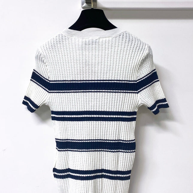 MIUMIU 26S SHORT-SLEEVED SWEATER STYLE 1057