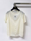 DIOR 26S SHORT-SLEEVED SWEATER 1247