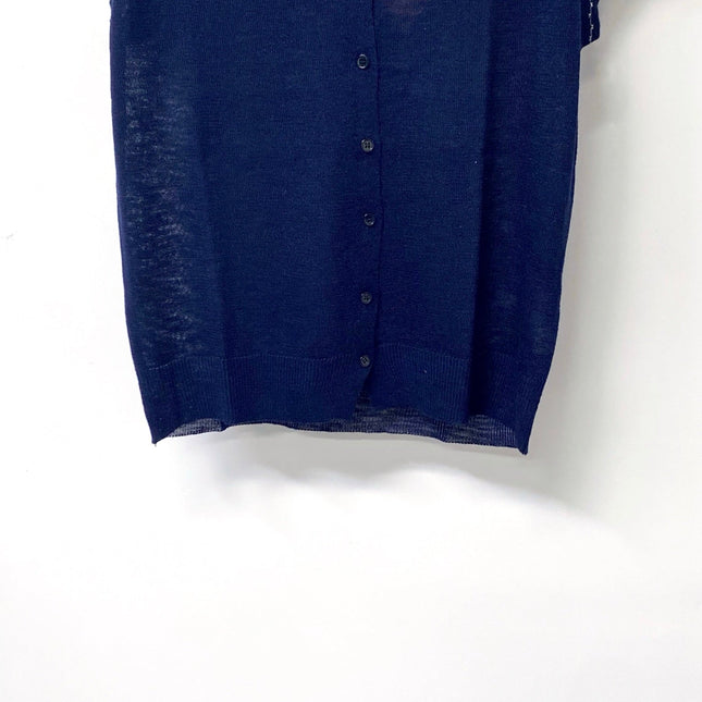 MIUMIU 26S SLEEVELESS KNIT POLO TOP 1168