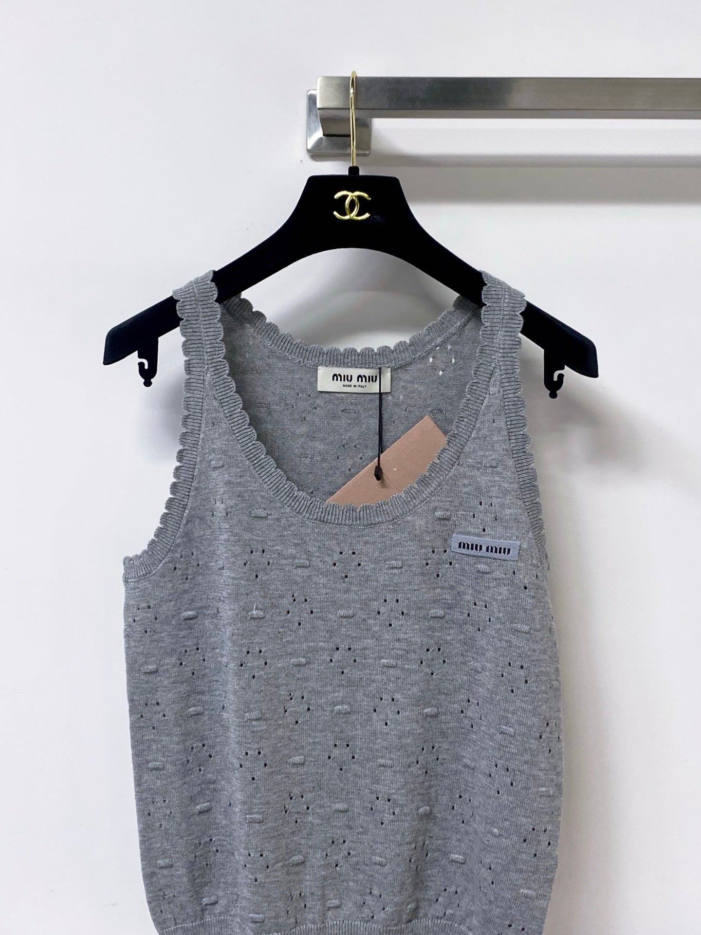 MIUMIU 26S SLEEVELESS KNIT TANK TOP 1152