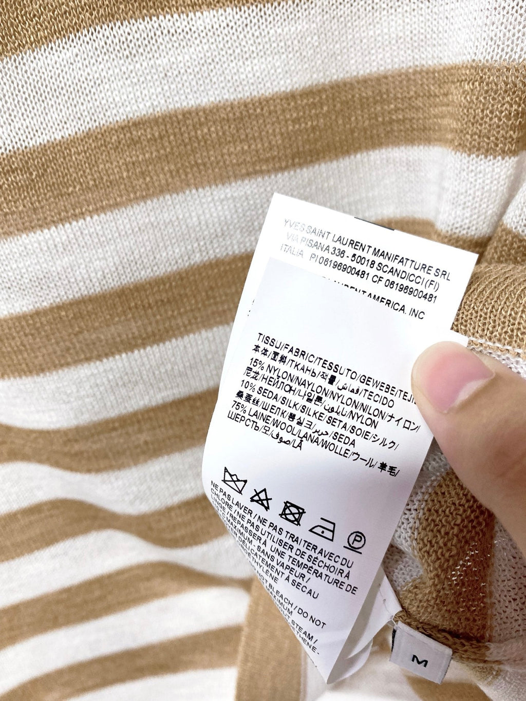 YSL 26S KNIT POLO SHIRT 419