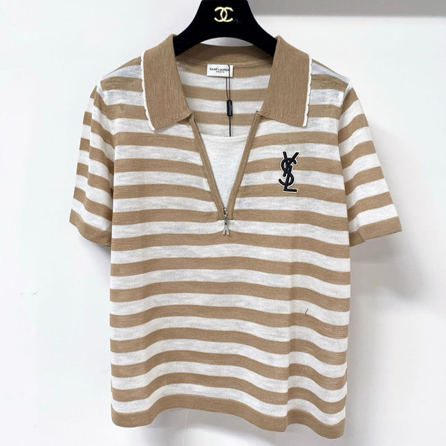 YSL 26S KNIT POLO SHIRT 419