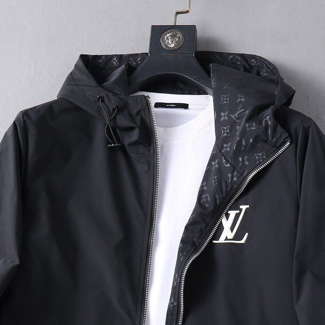 LV BLACK DOUBLE-SIDED JACKET 239168