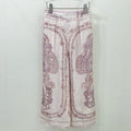 HM PRINTED SILK WIDE-LEG PANTS 269258