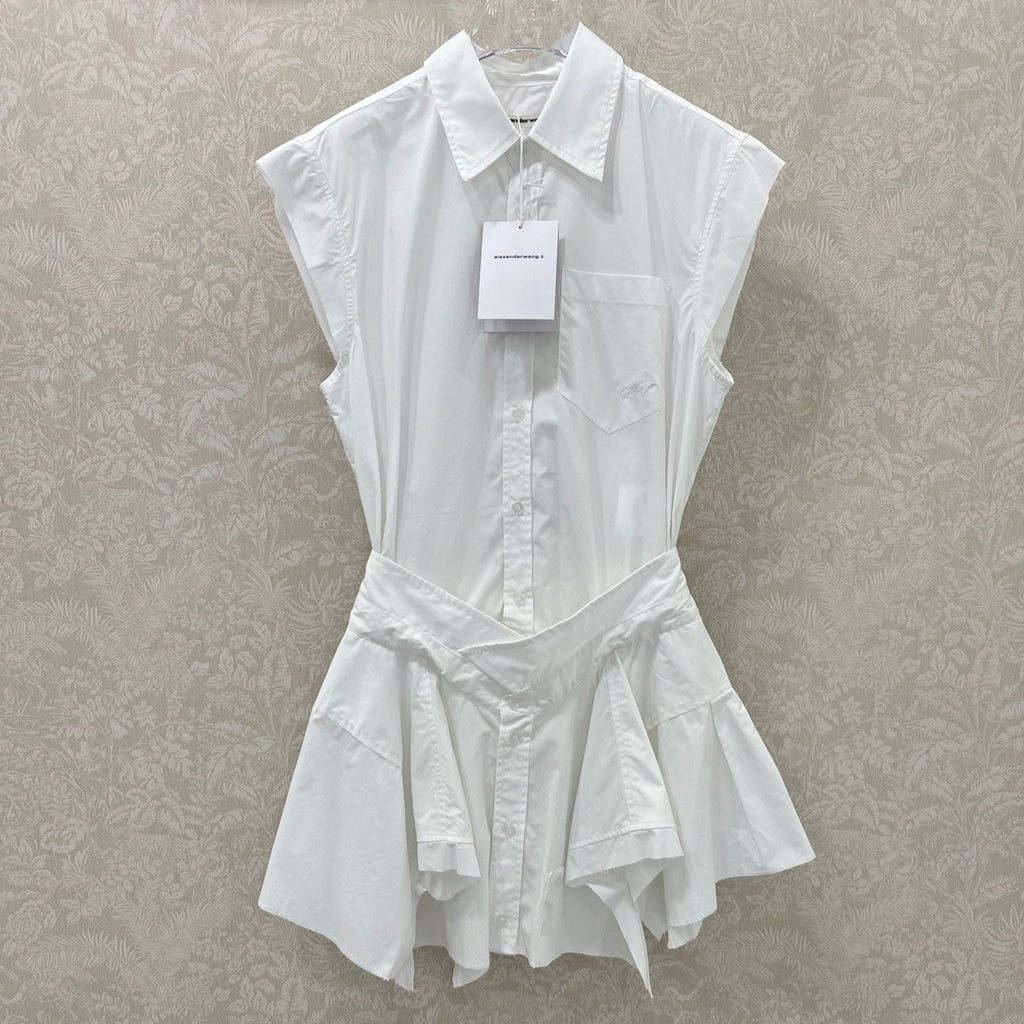 ALEXANDER WANG UNIQUE DESIGN SHIRT DRESS 272255