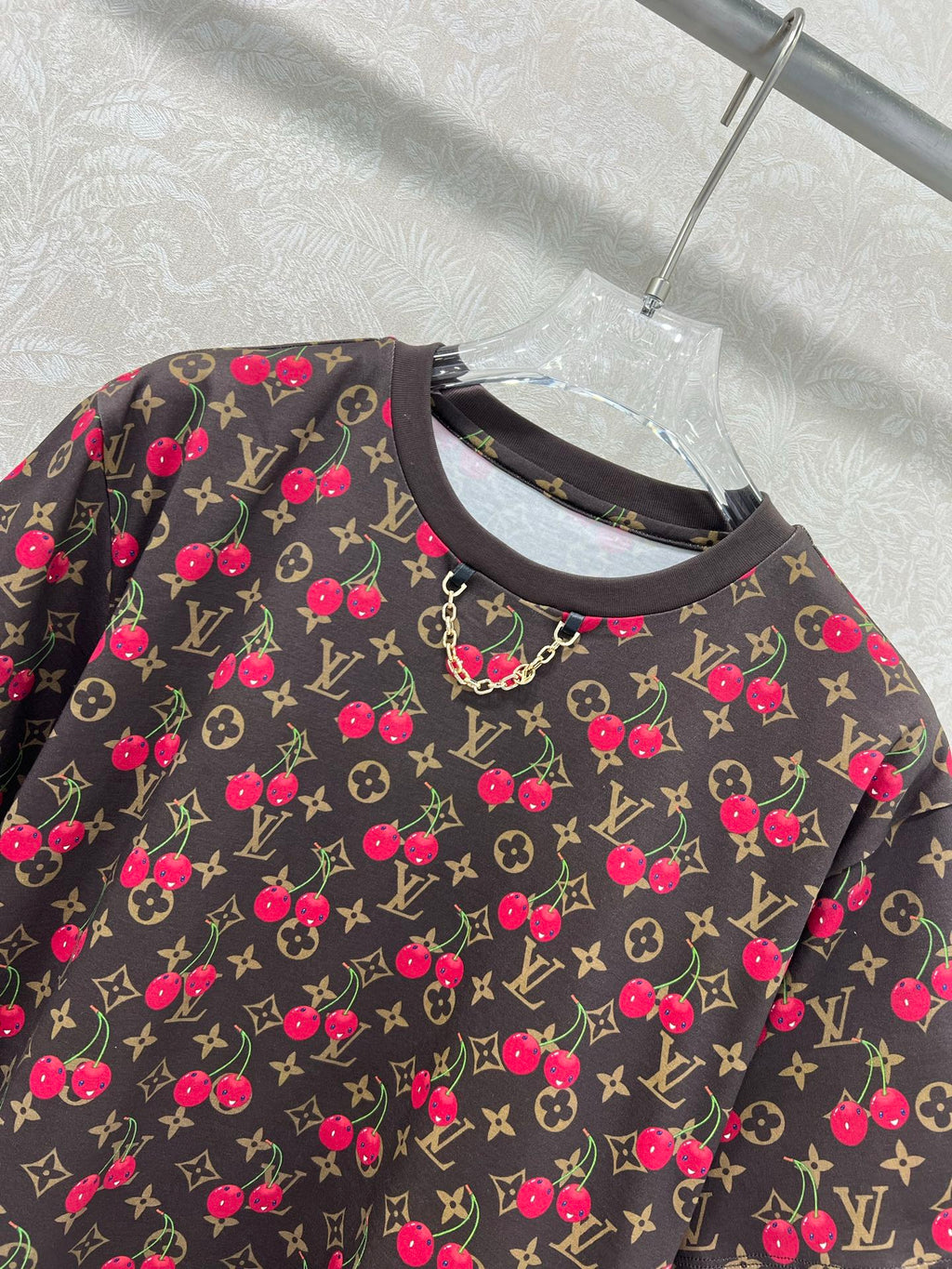 LOUIS VUITTON CHERRY BLOSSOM PRINT T-SHIRT 275069