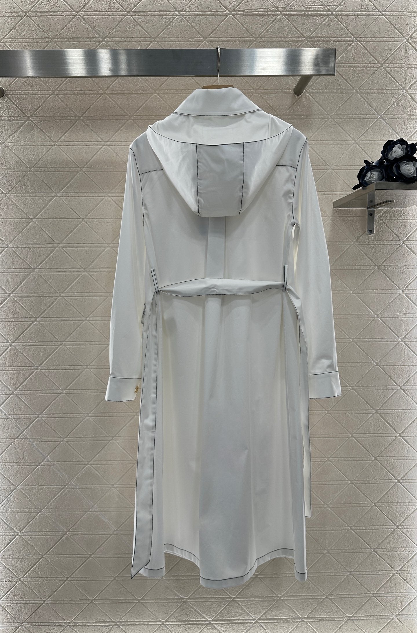 CHANEL 25S BELTED TRENCH COAT 265575
