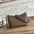 HM 25S BERLINGOT 24 CM IN TAUPE BROWN LAMBSKIN