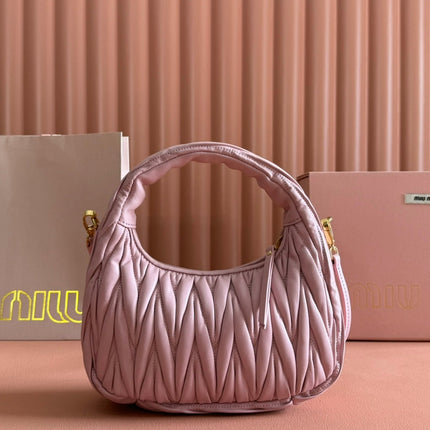WANDER MATELASSÉ HANDBAG 23 IN EUNRY PINK LAMBSKIN