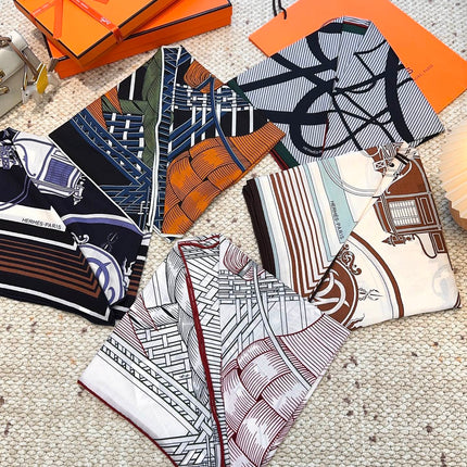 HERMES 25S SCARF 140 IN CASHMERE SILK 854530