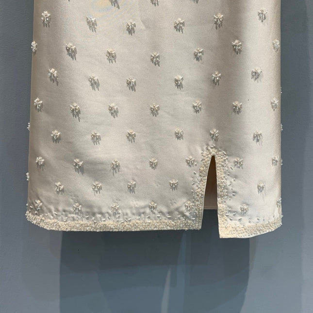 MIUMIU 26S SLEEVELESS WOOL SILK DRESS 978