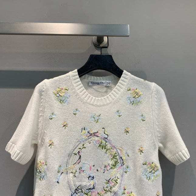 DIOR 26S SHORT-SLEEVE SWEATER 1161