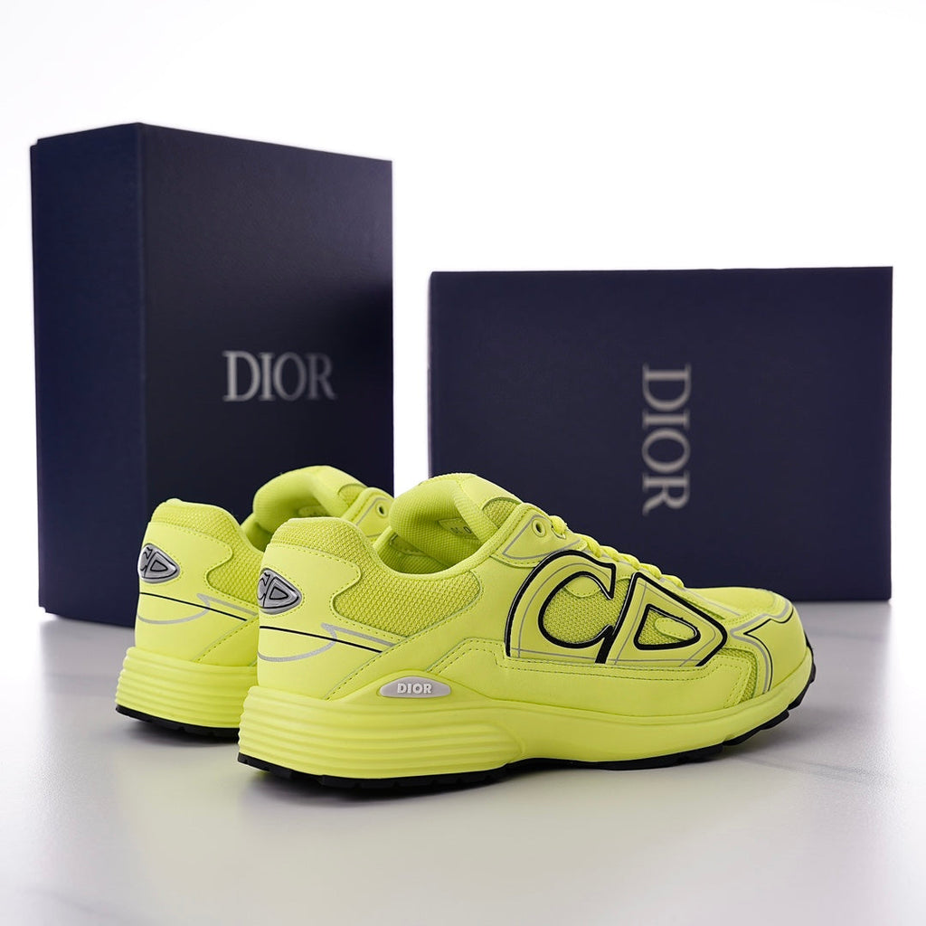 CD B30 SNEAKER CHARTREUSE MESH FABRIC