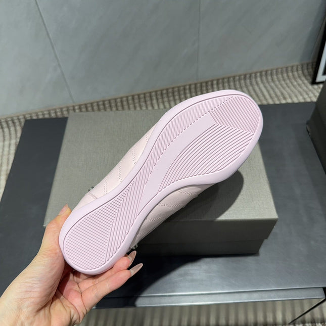 BALENCIAGA 25S SNEAKER IN LIGHT PINK CALFSKIN