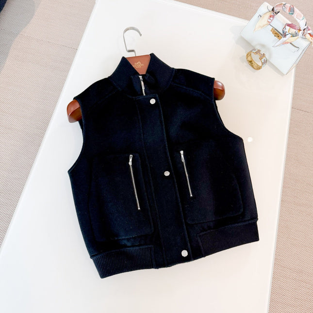 HERMES 25S SLEEVELESS JACKET 121
