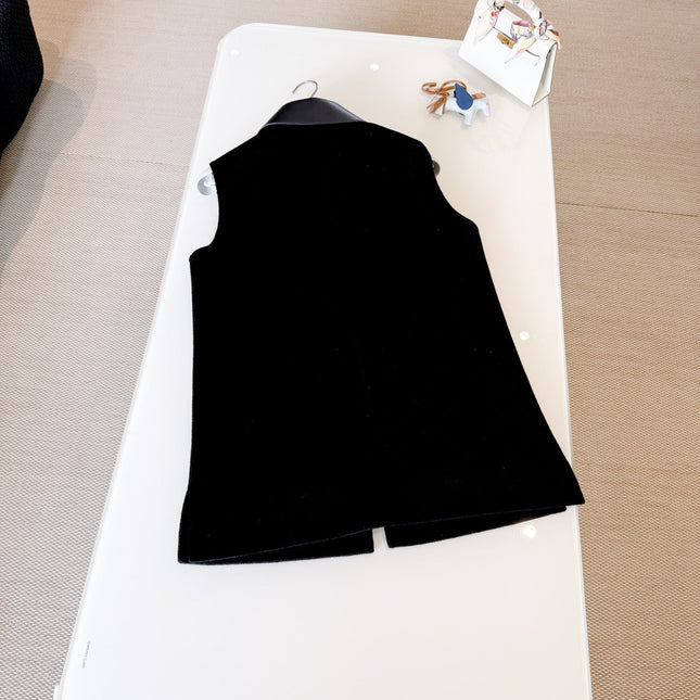 HERMES 25S SLEEVELESS VEST JACKET 476