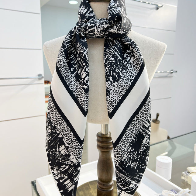 DIOR 26S SCARF 90CM IN SILK 198372
