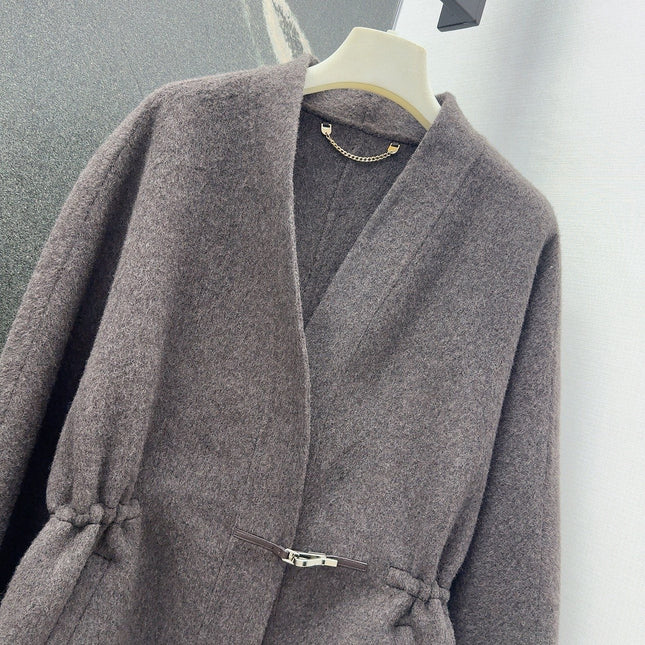 HERMES 25S REVERSIBLE LONG KNIT CARDIGAN 173