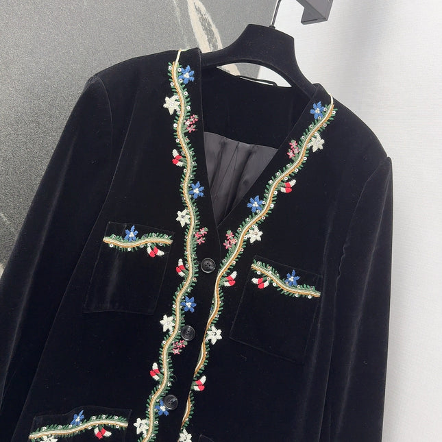 VALENTINO 26S VELVET JACKET STYLE 81